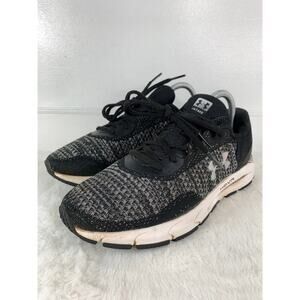 Under Armour HOVR Intake 6 Women's Running Trainer Shoe Black/White Size 8.5